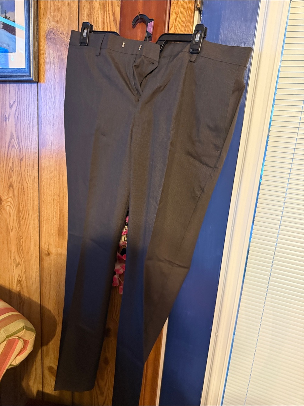 Madison Men's Dress Pants in Dark Brown
